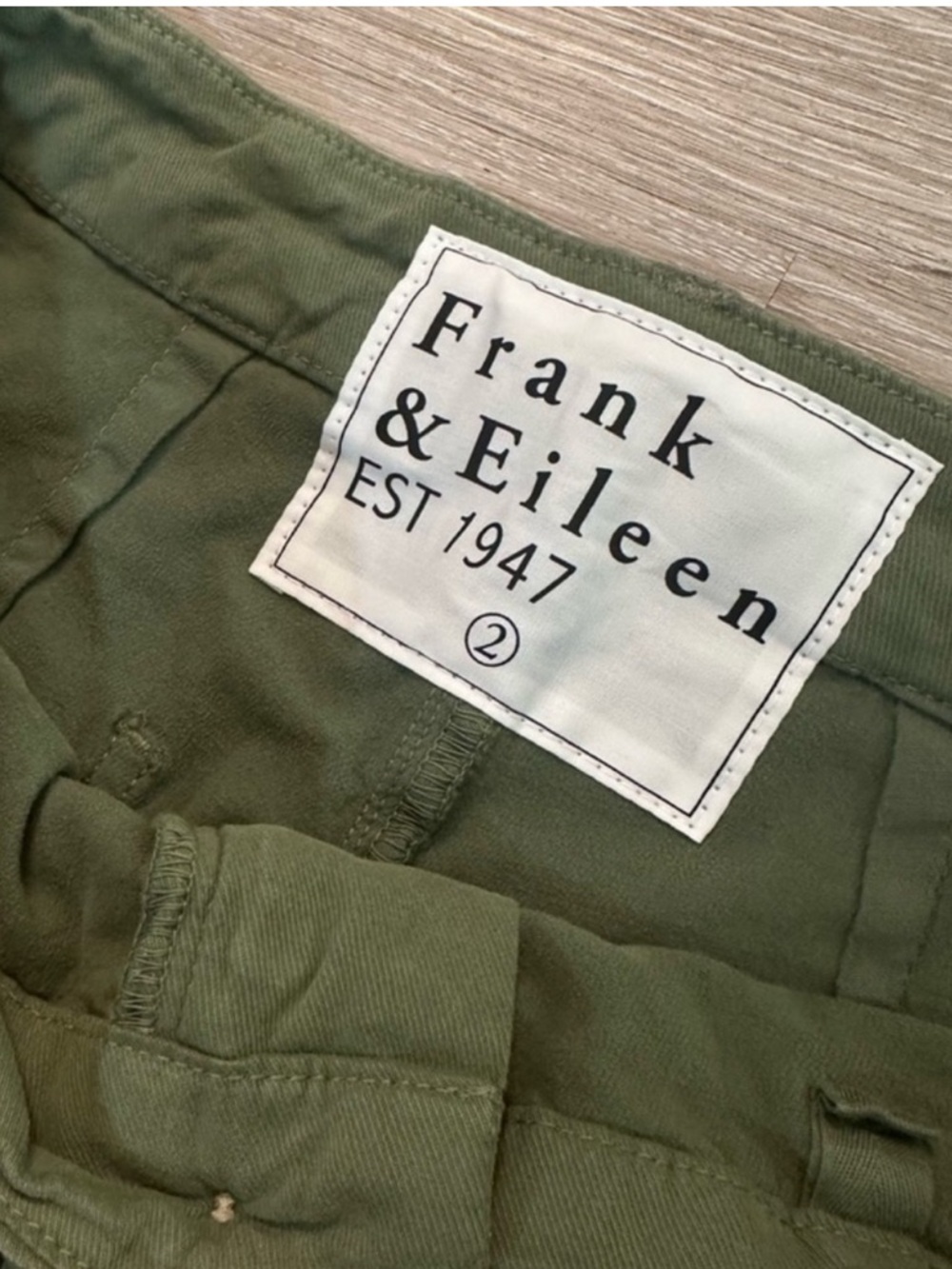 Frank & Eileen Wide-Leg Carpenter Pant - Size 2 - Picture 8 of 8